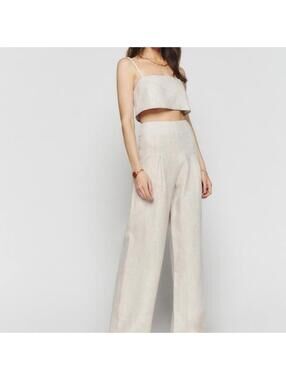 Reformation 
Reformation Cream set 
Linen Pants and top size 4
